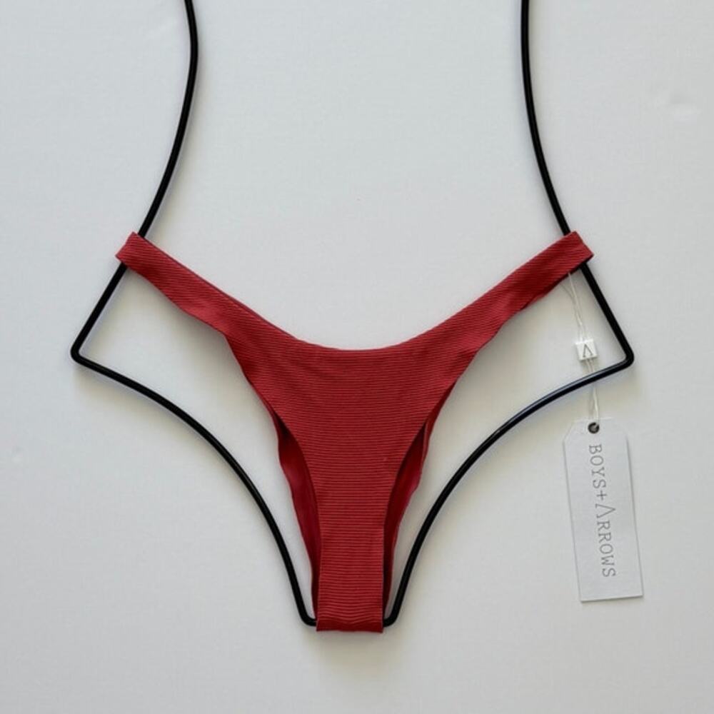 NWT Boys + Arrows Leggy Peggy Bikini Bottom - Ready or Not - Medium $110
